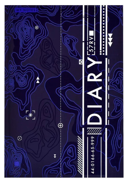 Ежедневник недатированный 'DIARY.Рельеф', А5 , 80 листов, 61456