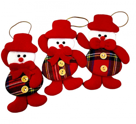 Изображение Новогоднее украшение на ёлку "Снеговик", С-56 от интернет-магазина КИТ