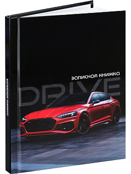 Записная книжка А7, 64л. Красный автомобиль-7 ЗК64-0789