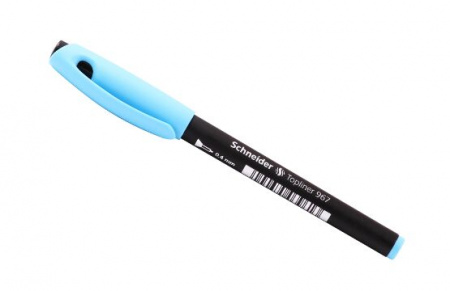 Ручка капиллярная Schneider "Topliner 967" 0.4 мм., голубая.