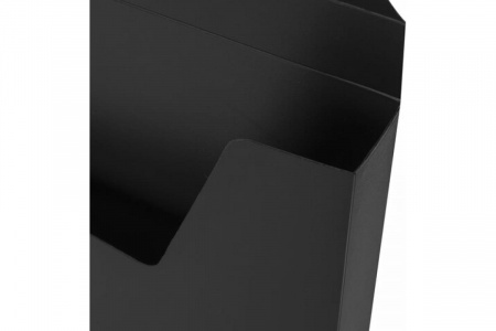 Пластиковый портфель STAFF , А4 , 320х225х36 мм, без отделений, черный, 229241